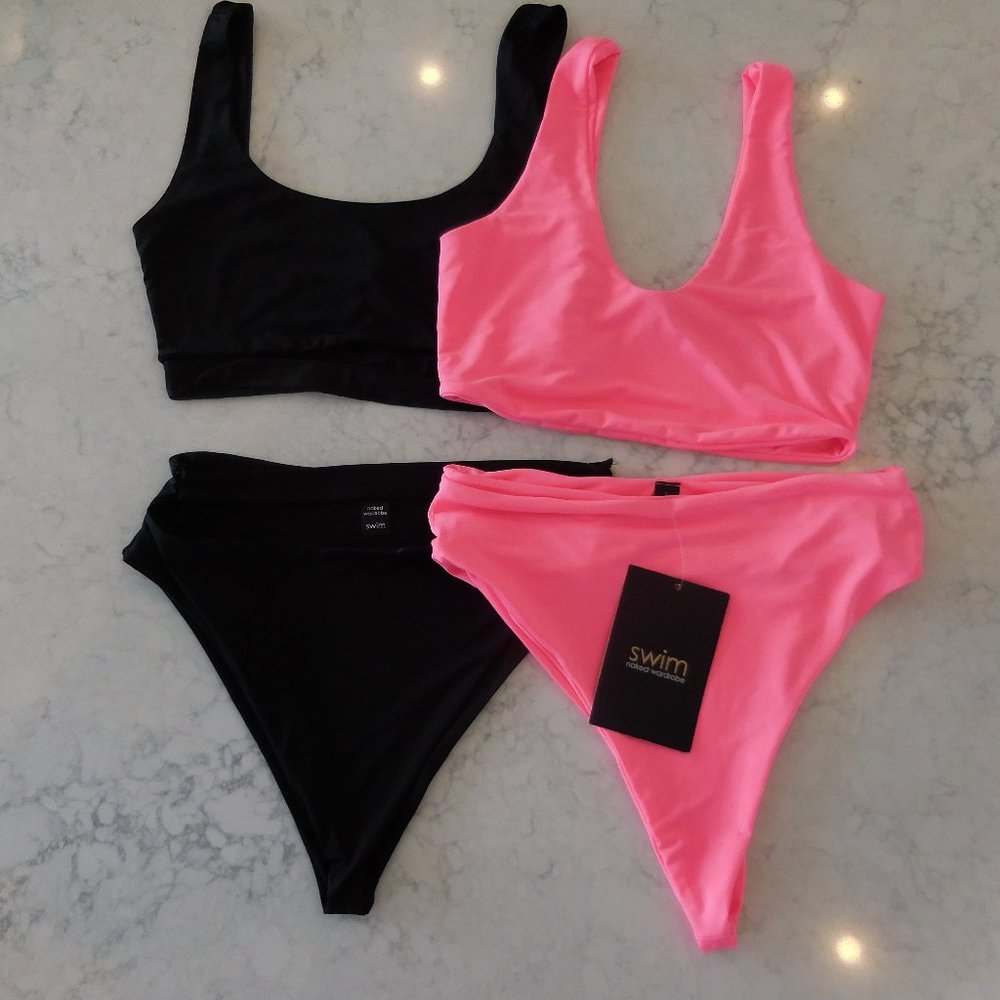 2 Naked Wardrobe Bikinis
